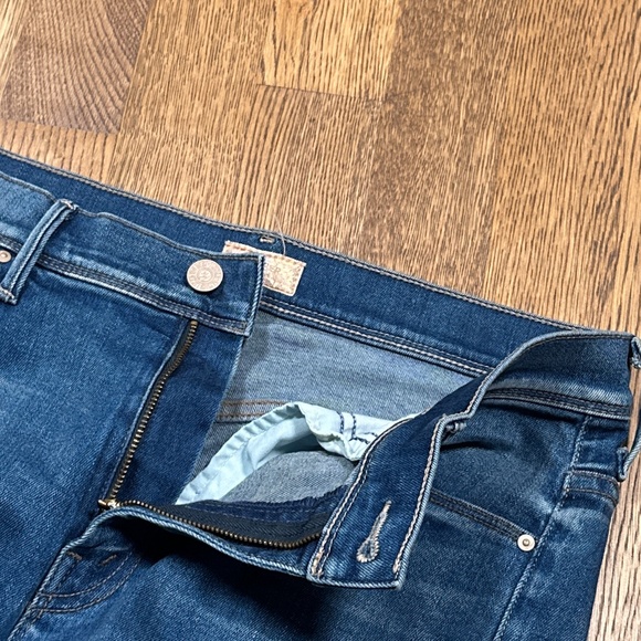 Mother The Super Cruiser Blue Moon High Rise Flare Denim Jeans Womens 29 - Picture 7 of 13